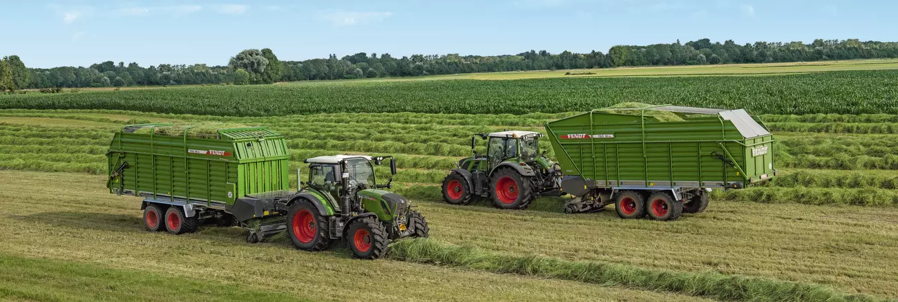 Traktor Fendt Lagewagen Tigo ST